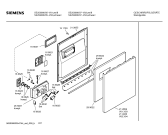 Схема №3 SE25290II HiSense с изображением Передняя панель для посудомоечной машины Siemens 00360236