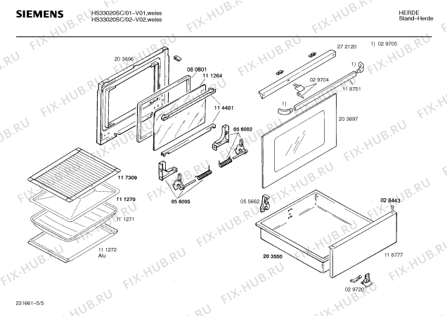 Схема №1 HES662HCH с изображением Нагревательный элемент для духового шкафа Bosch 00203780