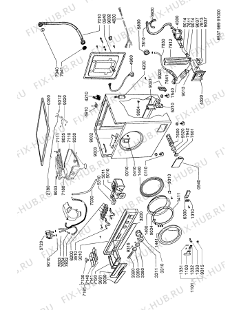 Схема №1 AWG 989 HK с изображением Декоративная панель для стиральной машины Whirlpool 481245279734