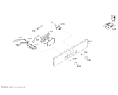 Схема №2 HBA43B220F с изображением Панель управления для духового шкафа Bosch 00674390