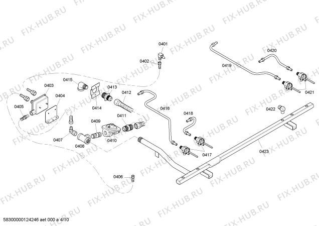 Схема №3 PRL304EH с изображением Соединительный кабель для плиты (духовки) Bosch 00643507
