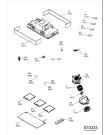 Схема №1 208355404918PRF01462 с изображением Трубка для электровытяжки Whirlpool 488000540497