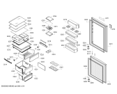 Схема №1 KG56NLT30U, SIEMENS с изображением Дверь для холодильника Siemens 00714922