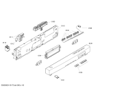 Схема №1 SGS65T32II с изображением Панель для посудомоечной машины Bosch 00444968