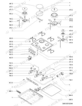 Схема №1 AKM 536/NB с изображением Втулка для духового шкафа Whirlpool 481244039285