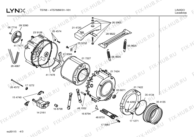 Схема №2 4TS716E TS716 с изображением Инструкция по эксплуатации для стиральной машины Bosch 00588330