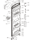 Схема №1 R63398DE (232078, HS3966EF) с изображением Дверца для холодильной камеры Gorenje 231166