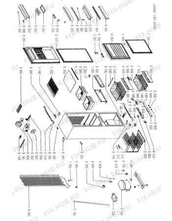 Схема №1 FF 614/R с изображением Криостат для холодильника Whirlpool 481927128901