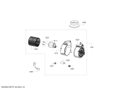 Схема №1 DIG098G50I Bosch с изображением Монтажная рама для вентиляции Bosch 00716029