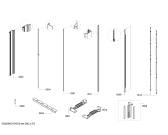 Схема №2 RC472700 с изображением Монтажный набор для холодильной камеры Bosch 00704267