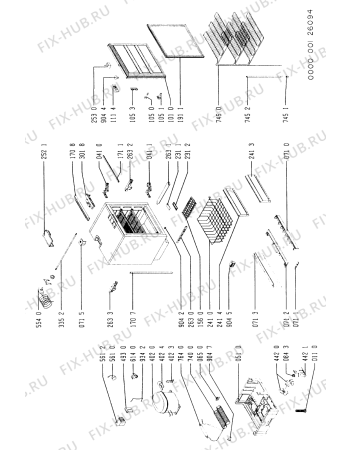 Схема №1 FRZ-922 с изображением Микротермостат для холодильника Whirlpool 481927128789