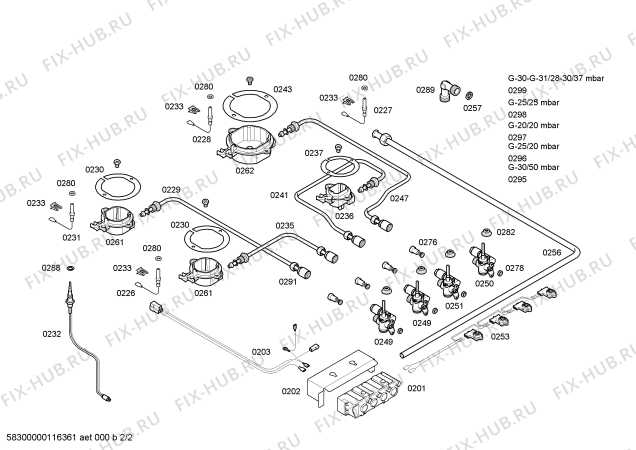 Схема №1 T23R2N0 с изображением Переключатель для электропечи Bosch 00499912