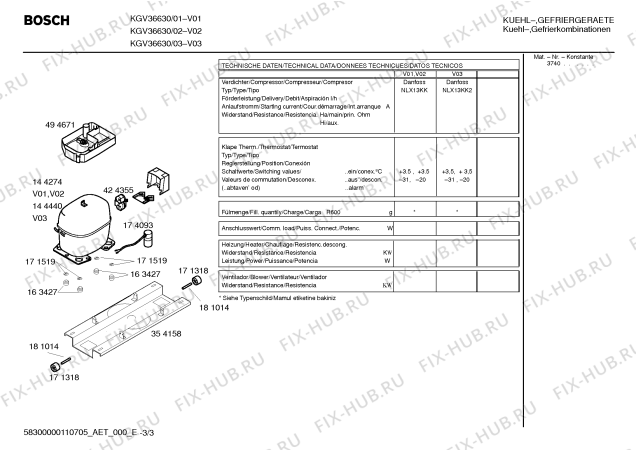 Схема №2 KGV36630 с изображением Панель управления для холодильника Bosch 00445551