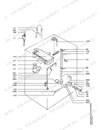 Взрыв-схема стиральной машины Privileg 000678_20524 - Схема узла Hydraulic System 272