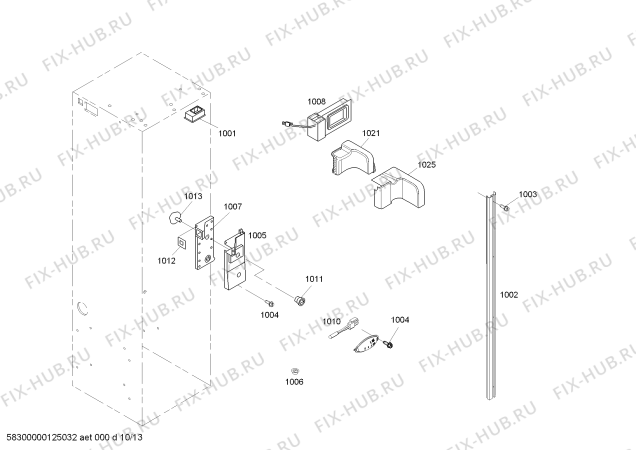 Схема №3 KBUIT4255E с изображением Шайба для посудомойки Bosch 00487809