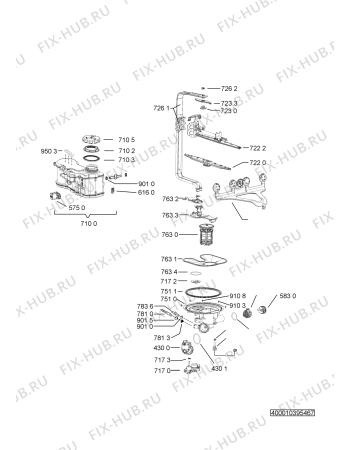 Схема №2 ADG 7720 IX с изображением Обшивка для посудомойки Whirlpool 481010386756