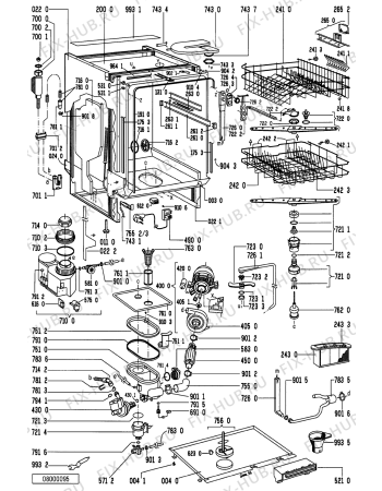 Схема №1 ADG 934 IX с изображением Обшивка для посудомоечной машины Whirlpool 481245379598