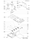 Схема №1 AKS 336/JA с изображением Затычка для плиты (духовки) Whirlpool 481060118631