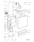 Схема №1 C 847 с изображением Обшивка для электропосудомоечной машины Whirlpool 481245372874