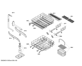 Схема №3 SGS44E62EU с изображением Передняя панель для посудомоечной машины Bosch 00662259