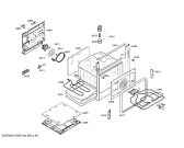 Схема №2 HSV483WNL Bosch с изображением Зажим для плиты (духовки) Bosch 00489481