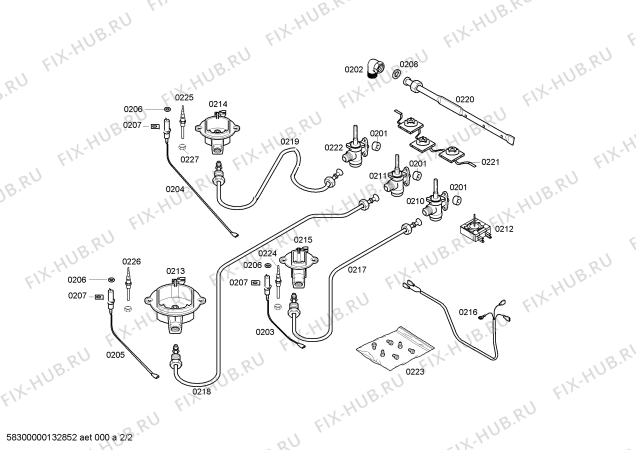 Схема №1 EC64151LT с изображением Столешница для электропечи Siemens 00247080