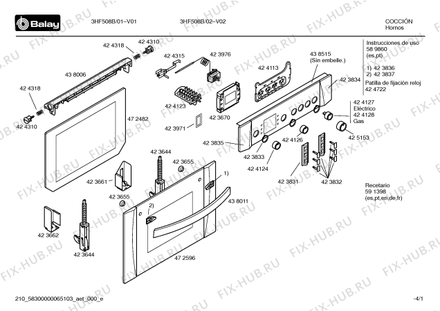 Схема №2 3HF508B с изображением Фронтальное стекло для электропечи Bosch 00438515