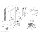 Схема №1 KGNFUQ1CH KS-TFN 274-IB с изображением Дверь морозильной камеры для холодильника Bosch 00245805