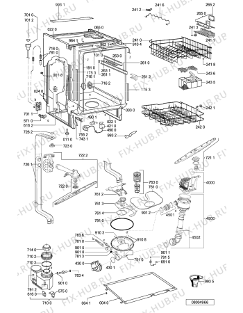 Схема №1 ADG6230IX9 (F091617) с изображением Инструкция по эксплуатации для посудомоечной машины Indesit C00349342
