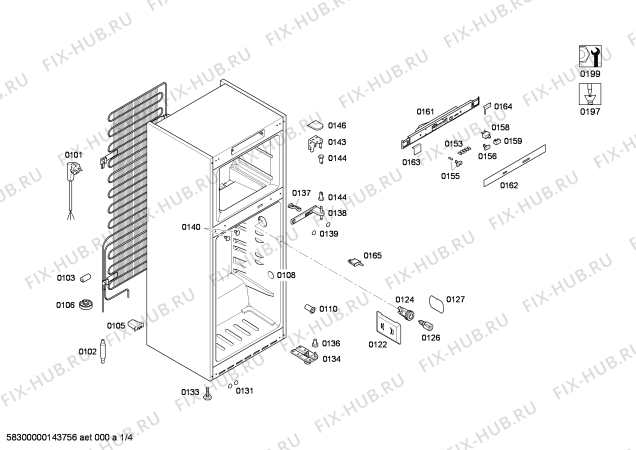 Схема №3 P1KCS3303S с изображением Дверь морозильной камеры для холодильника Bosch 00680275