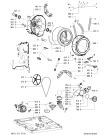 Схема №1 AWM 8990-NORDIC с изображением Обшивка для стиральной машины Whirlpool 481245215932