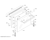 Схема №3 HBA241350S Bosch с изображением Панель управления для электропечи Bosch 00674765