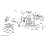 Схема №1 B9481N3 с изображением Крепеж для духового шкафа Bosch 00744392