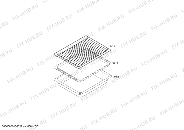 Схема №1 P1HEC89051 с изображением Панель управления для духового шкафа Bosch 00666740