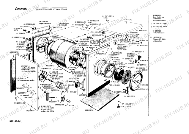 Схема №1 CT0450 с изображением Барабан для сушилки Bosch 00220693