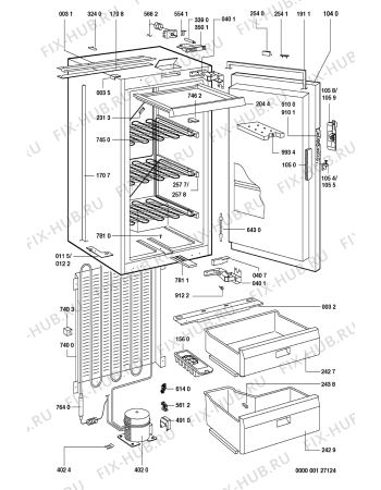 Схема №1 GKIC 9054/2 с изображением Ящичек для холодильника Whirlpool 481245818313