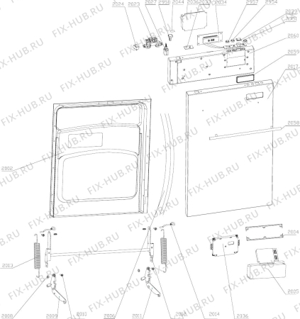 Схема №1 DEDW60S с изображением Спецфильтр для электропосудомоечной машины DELONGHI DAU1590812