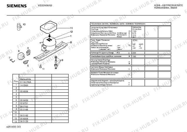 Схема №1 KS33V00 с изображением Внешняя дверь для холодильника Siemens 00231336