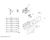 Схема №3 VVW11A00FR с изображением Панель управления для стиральной машины Bosch 00662643