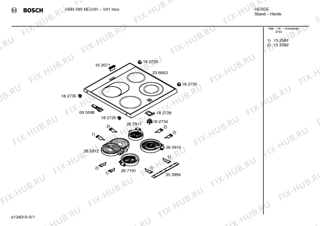 Схема №2 P1PC7687X с изображением Ручка установки времени для плиты (духовки) Bosch 00183919