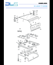 Схема №1 DGVX664 с изображением Обшивка для духового шкафа DELONGHI 35N6P23LD1