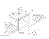 Схема №3 HR745625N с изображением Фронтальное стекло для плиты (духовки) Siemens 00249659