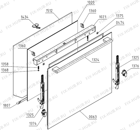 Взрыв-схема плиты (духовки) Gorenje GS878X (730139, BO6SA2D1-42) - Схема узла 03