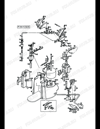 Схема №1 EN 290.M с изображением Дроссель для кофеварки (кофемашины) DELONGHI ES0036260