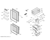 Схема №1 3KSB5600 с изображением Дверь для холодильной камеры Bosch 00711461