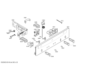 Схема №5 U1564N0GB с изображением Уплотнитель для плиты (духовки) Bosch 00489367