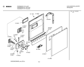 Схема №3 B1ESN1601B с изображением Передняя панель для посудомойки Bosch 00298519