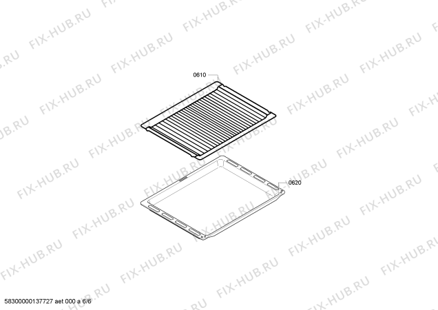 Взрыв-схема плиты (духовки) Siemens HB73AA550E - Схема узла 06