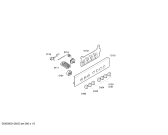 Схема №1 4HF413X с изображением Кнопка для плиты (духовки) Bosch 00610988