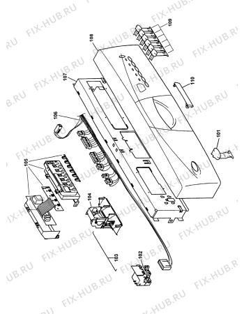 Схема №1 DWF31N (F033547) с изображением Наставление для стиралки Indesit C00181599